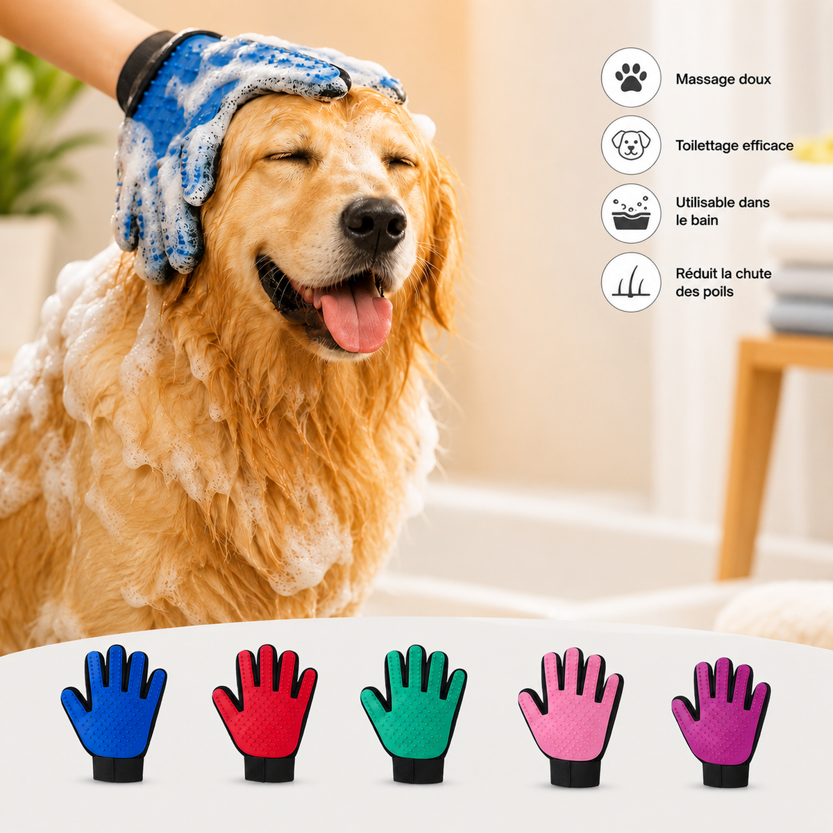 PradelSens Pets™ GroomGlove Pro