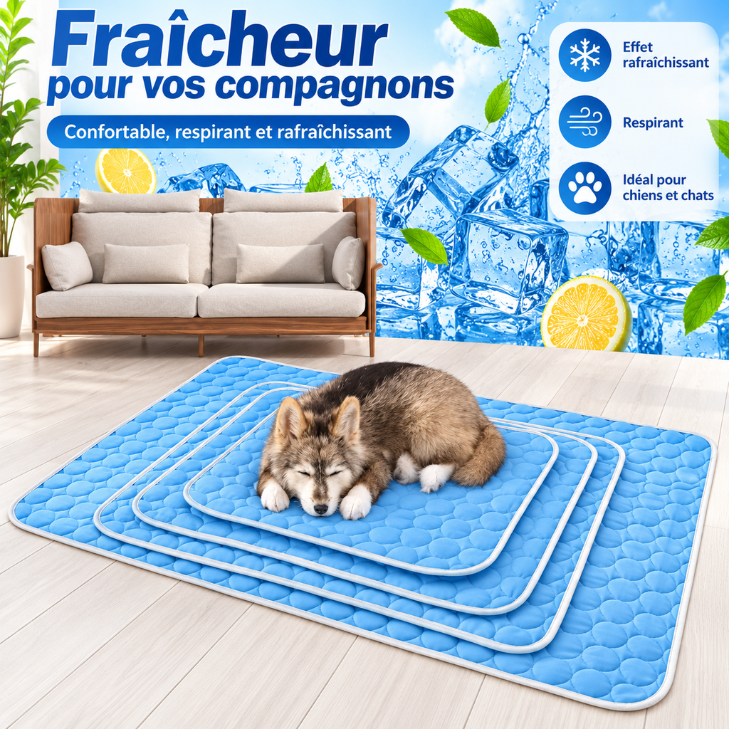 Pradelsens Pets™ — FreshPaw™ | Tapis Rafraîchissant Premium pour Chiens & Chats