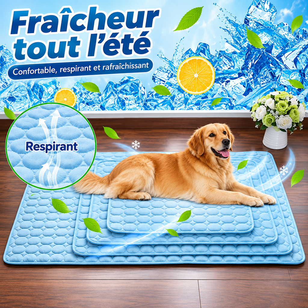 Pradelsens Pets™ — FreshPaw™ | Tapis Rafraîchissant Premium pour Chiens & Chats
